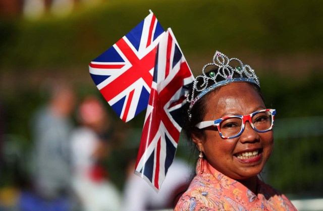 Royal fan is seen ahead of wedding of Britain's Prince Harry to Meghan Markle in Windsor, Britain, May 19, 2018. REUTERS/Hannah McKay/Pool