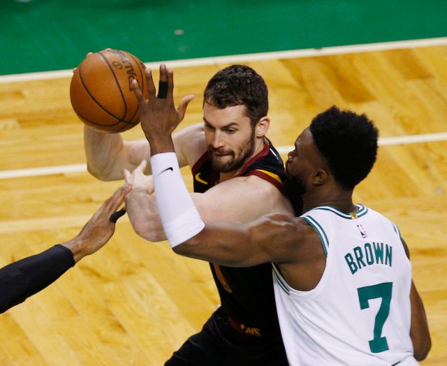 Kevin Love se encuentra listo para el juego contra los Warriors del jueves EFE/CJ Gunther