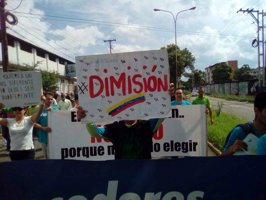 Trabajadores del estado Táchira protestan este #1May (Fotos)