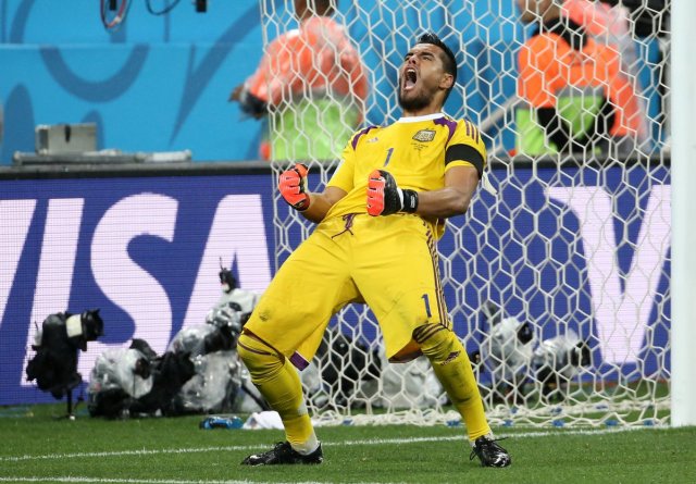 Sergio Romero, portero titular de la selección Argentina | @SC_ESPN