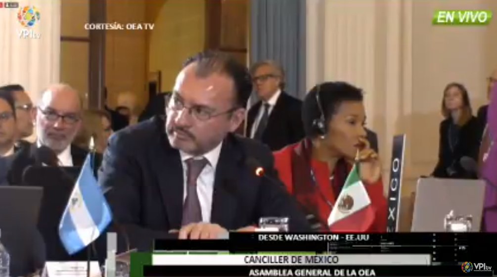 Canciller mexicano Videgaray: Decir que en esta mesa nos limitamos a atacar a Venezuela es totalmente falso