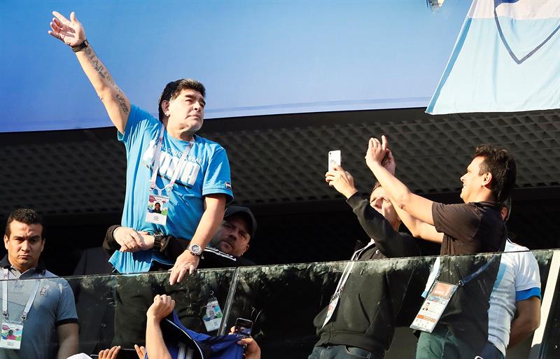 @ChiguireBipolar: La clasificación de Argentina en comentarios de Maradona