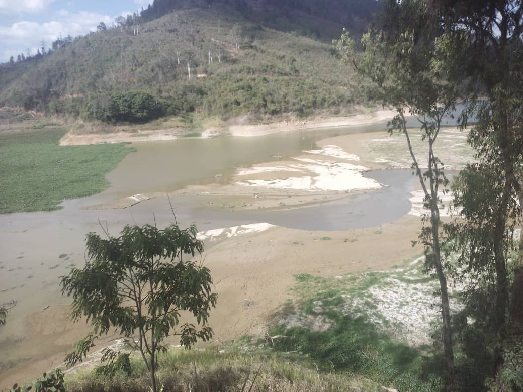 Así se encuentra el nivel del agua en el embalse La Mariposa (Fotos)