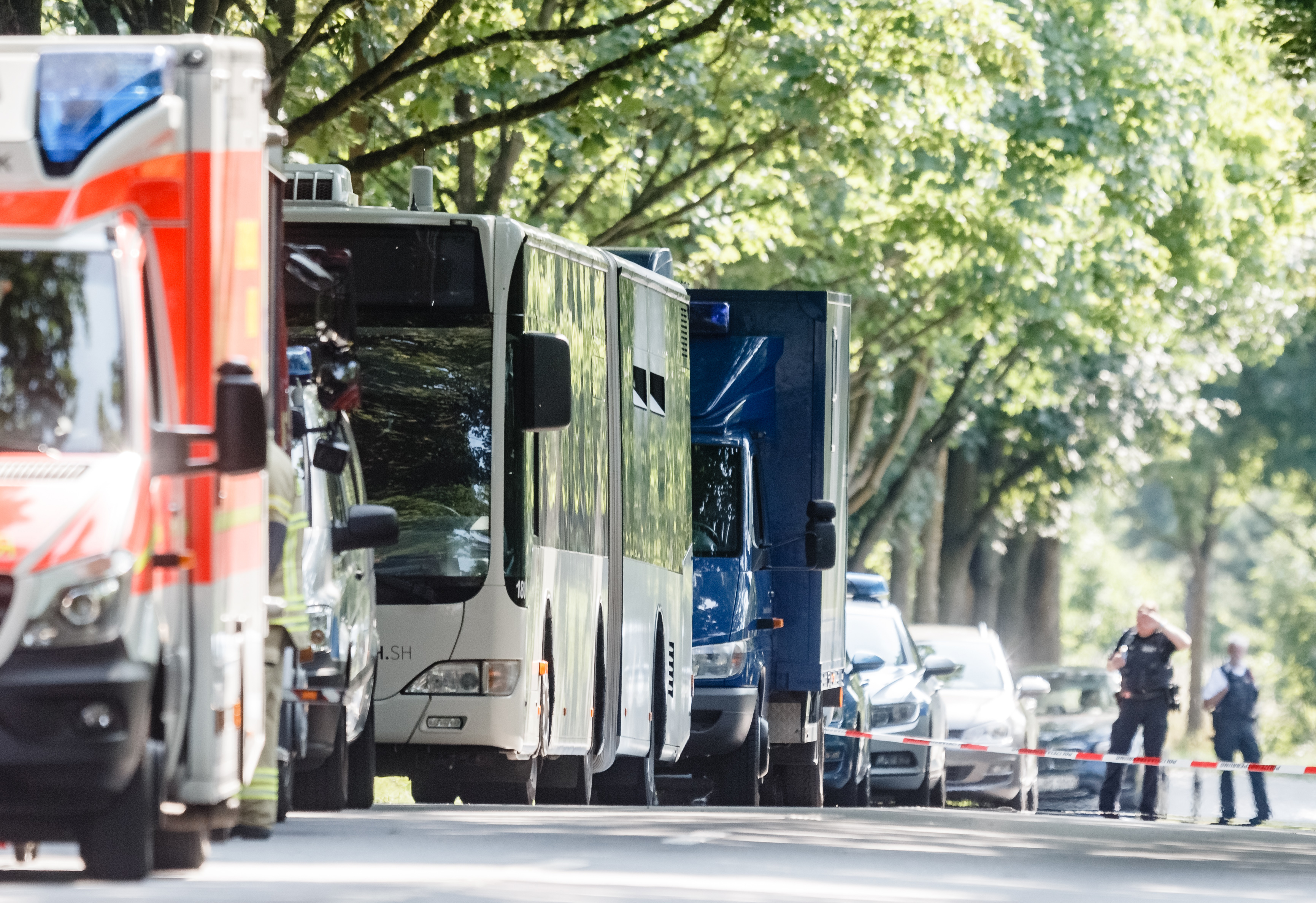 Varios heridos en un ataque con cuchillo en un autobús en el norte de Alemania