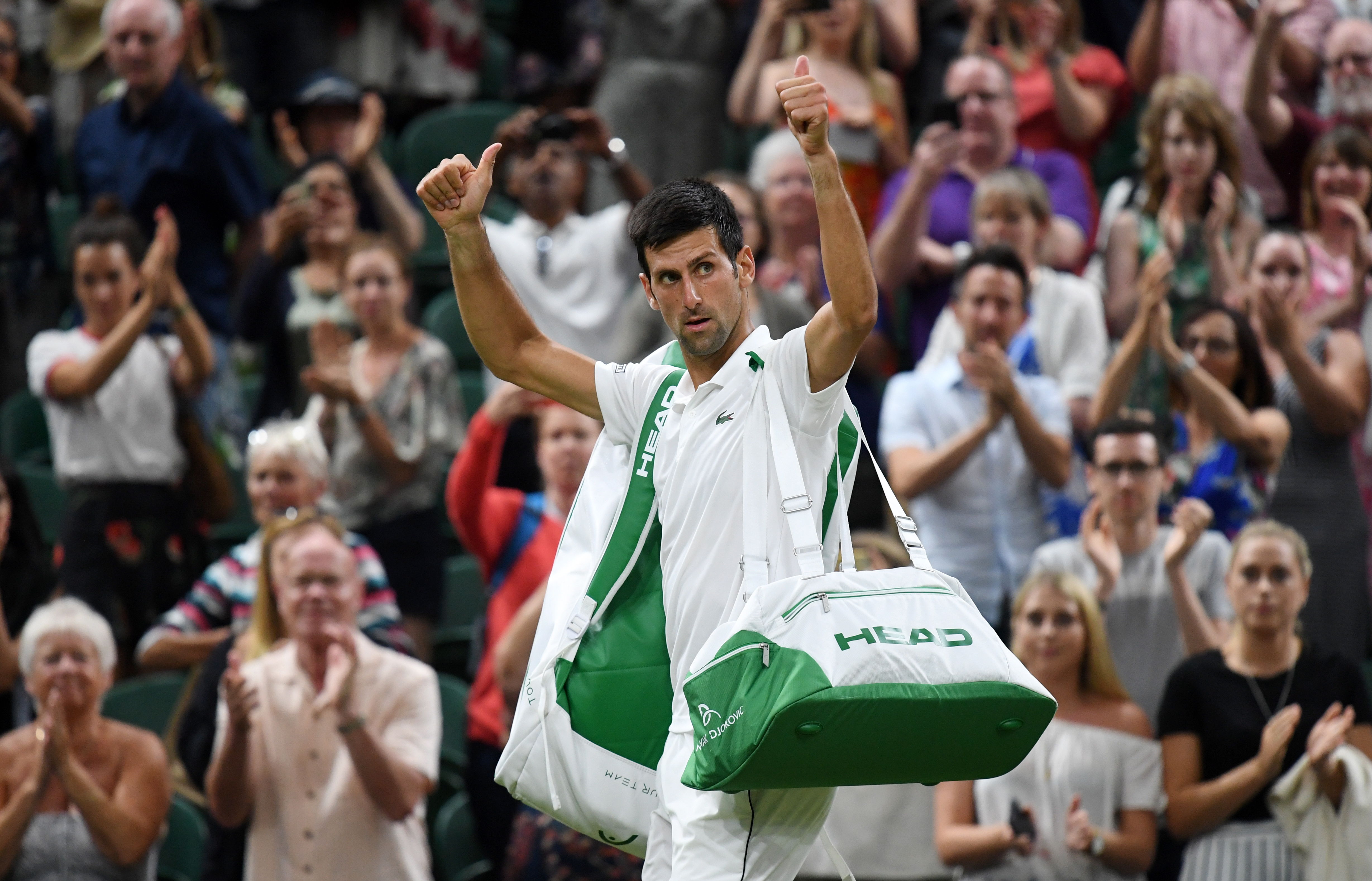 Djokovic domina a Nadal en un partido interrumpido tras victoria épica de Anderson