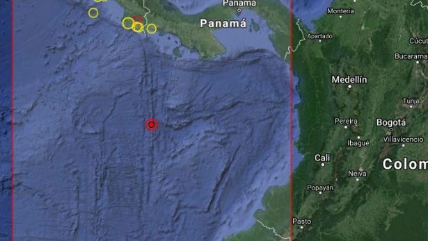 Sismo de magnitud de 5,1 sacude el sur de Panamá #14Ago