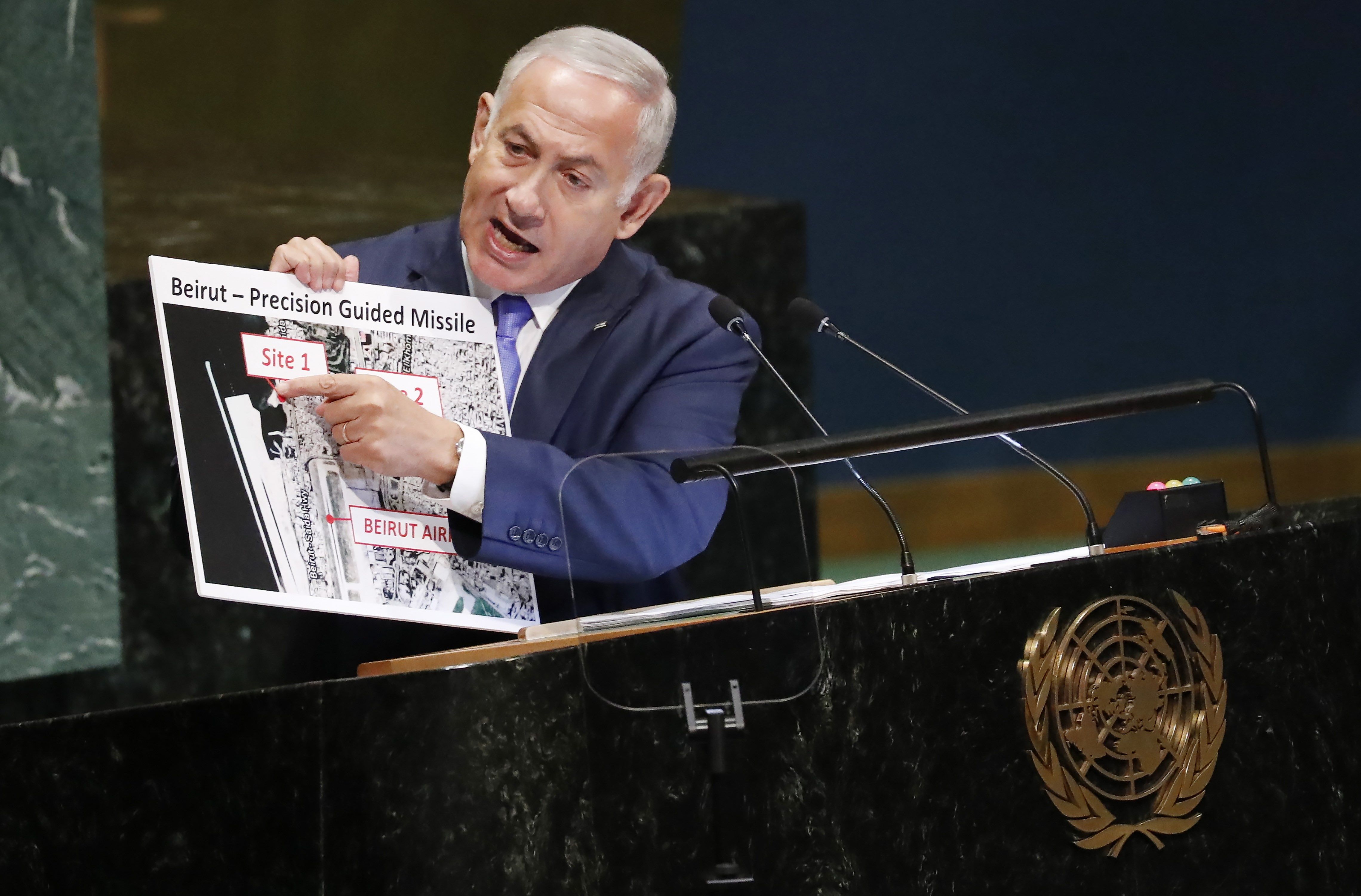 Primer ministro israelí acusa a Irán de tener un depósito atómico secreto en Teherán