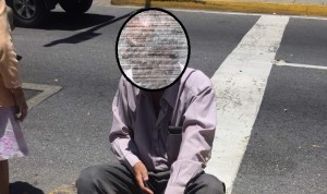 Abuelo es golpeado por vehículo durante protesta de pensionados en Chacaíto #1Sep