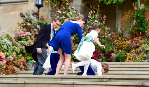 Boda Real: El viento le hizo una mala jugada a una invitada y mostró sus partes íntimas (Video)