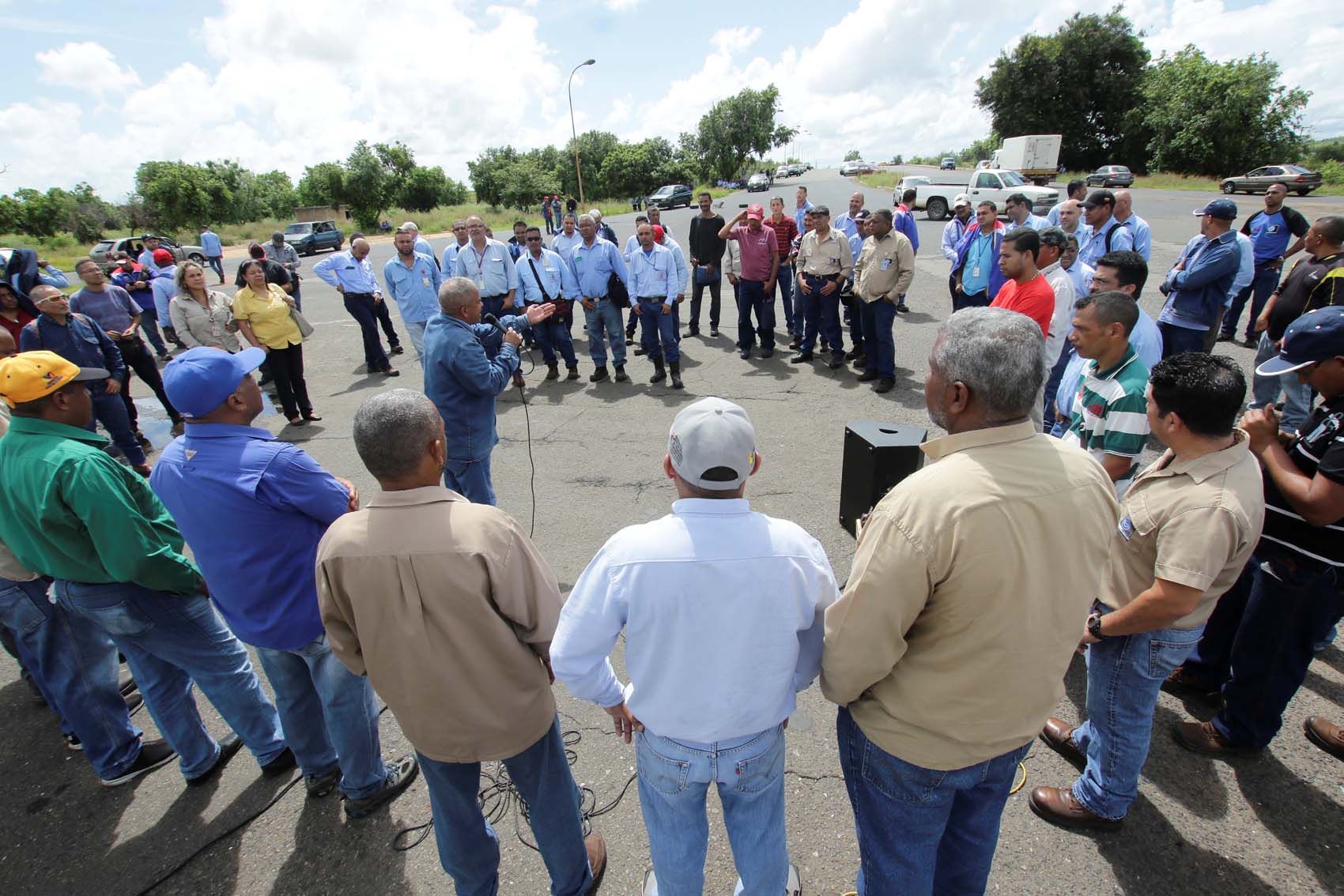 Dirigentes sindicales e integrantes de movimientos laborales condenan la grave situación que enfrentan los trabajadores y dirigentes de Guayana