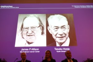James Allison y Tasuku Honjo son galardonados con el premio Nobel de Medicina