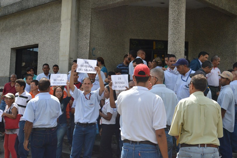 Trabajadores de Cantv en Monagas protestaron para exigir mejoras salariales #24Oct