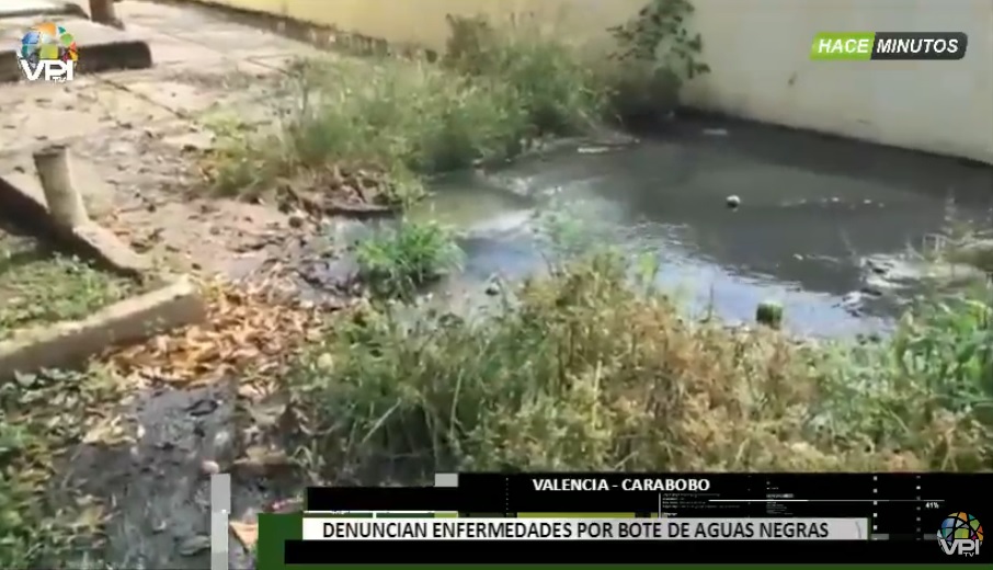 Vecinos de Valencia denuncian incrementos de enfermedades por bote de aguas negras