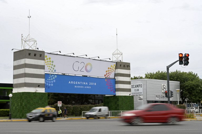 Argentina recibe cumbre del G20 en plena crisis económica