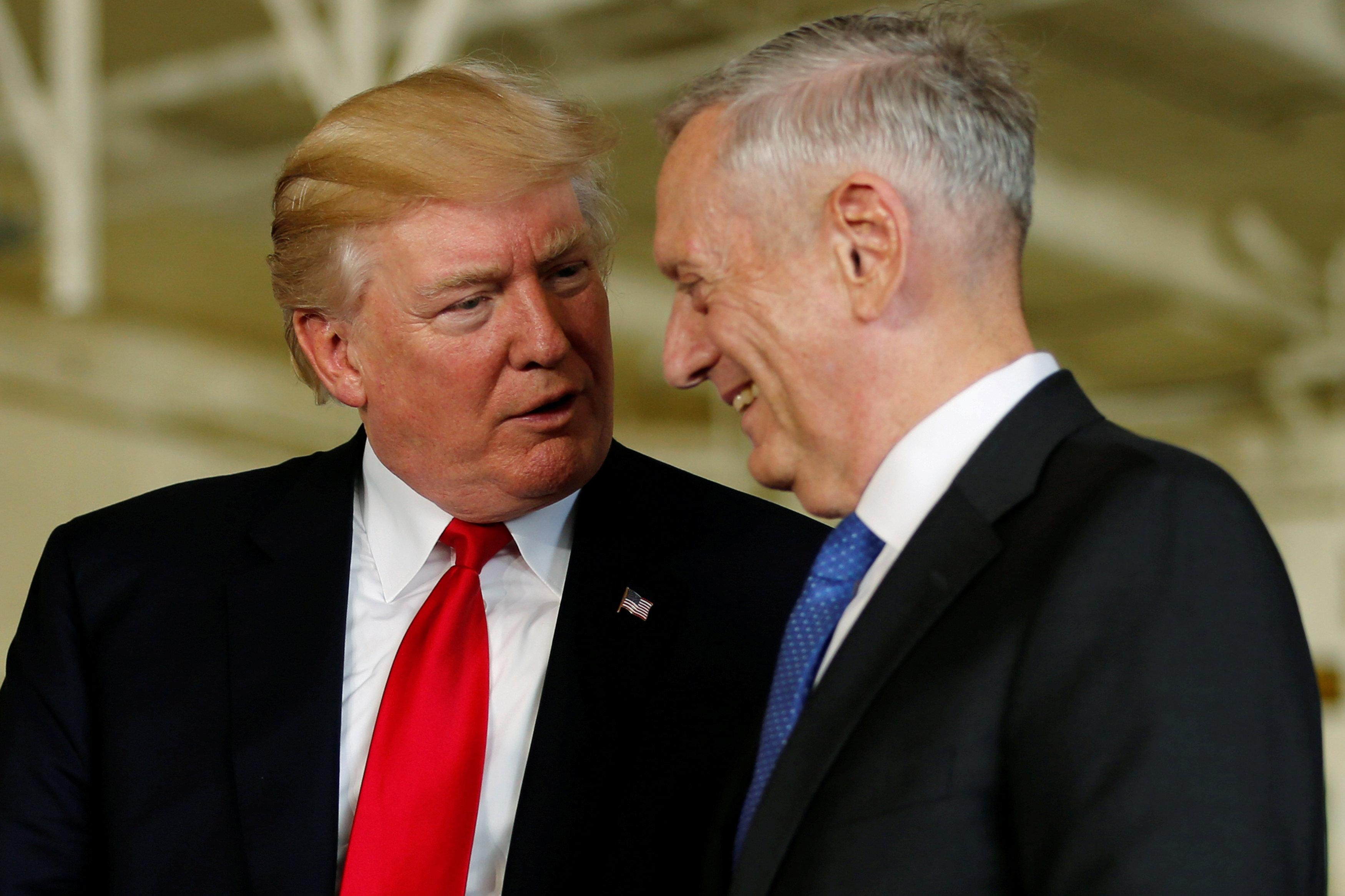 Trump sobre Mattis: Le di todos los recursos que nunca tuvo