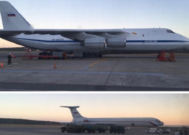 Rocío San Miguel: Arriban al país por Maiquetía dos aeronaves de transporte de la Fuerza Aérea Rusa