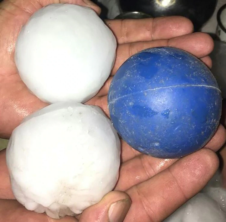 Granizo del tamaño de una pelota de golf causó destrozos en Argentina (FOTOS Y VIDEO)