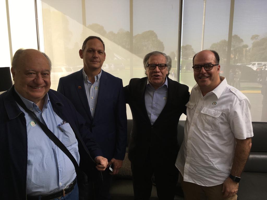 LA FOTO: Almagro, Borges, Calderón Berti y Martín listos para ir a Cúcuta
