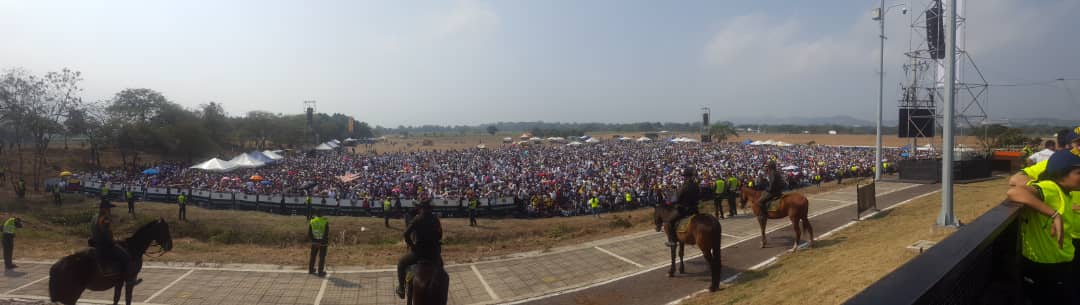 LA FOTO: Esta increíble panorámica muestra el llenazo del megaconcierto en Cúcuta (Exclusiva)