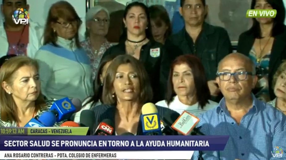 Sector salud trabajará con la Asamblea Nacional para garantizar ingreso de ayuda humanitaria