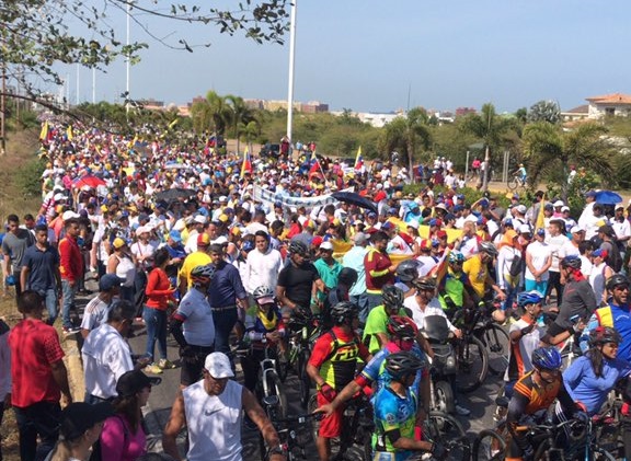 Habitantes de Anzoátegui listos por la libertad de Venezuela #2Feb