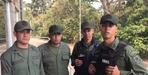 GNB apegados a la Constitución reconocen a Juan Guaidó (Video)