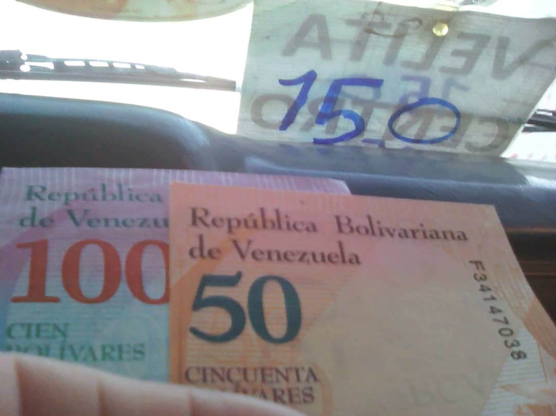 Denuncian aumento de pasaje a 150 bolívares (FOTO)