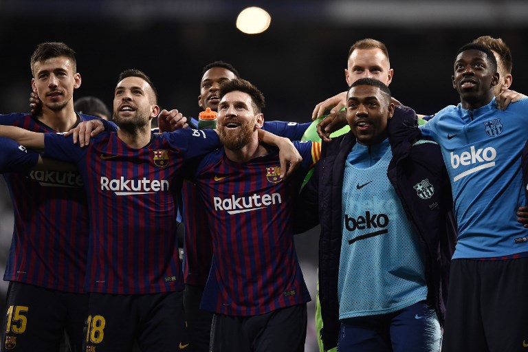 El Barcelona gana 1-0 al Real Madrid