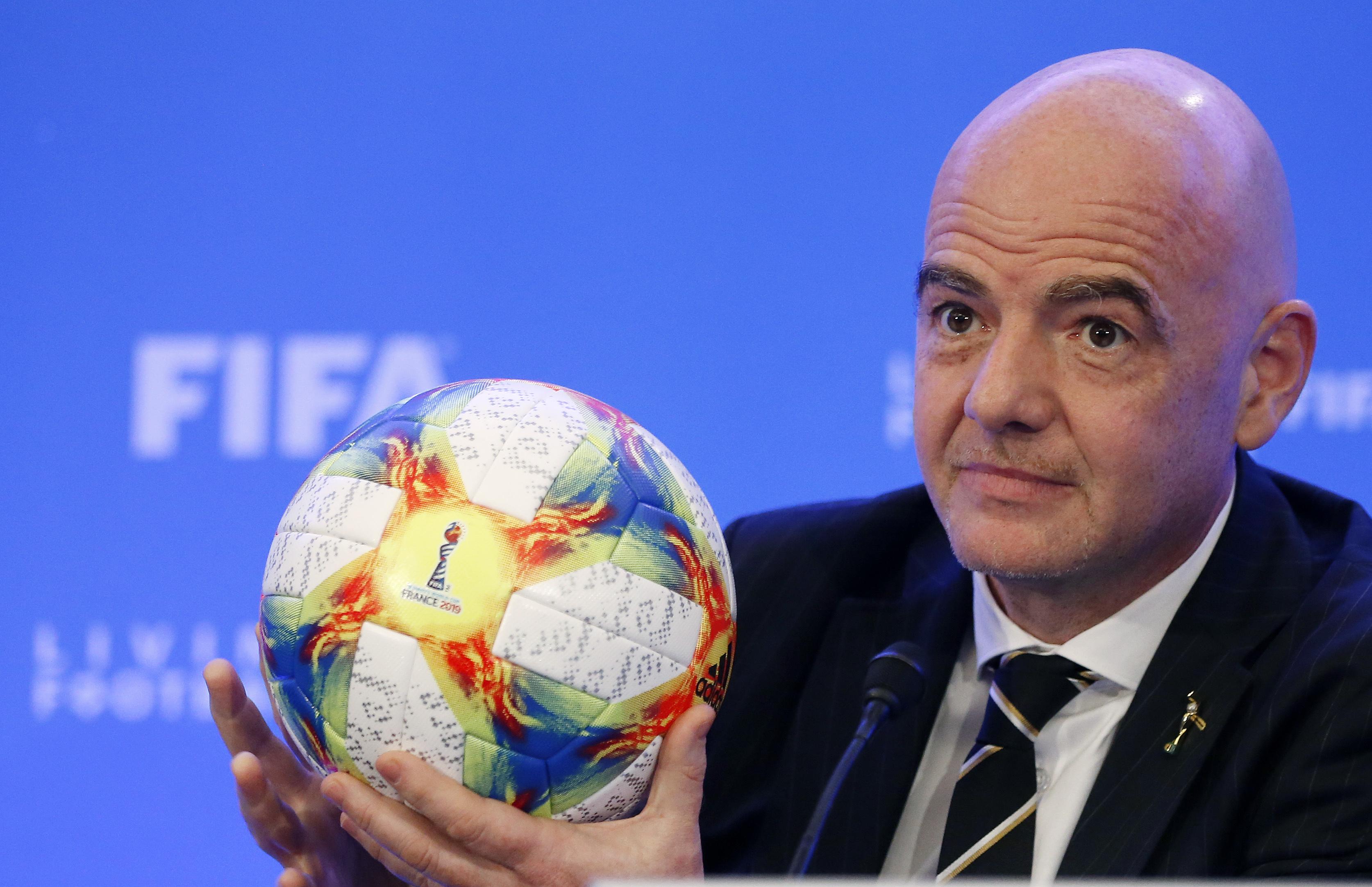 Gianni Infantino es reelegido como presidente de la Fifa por aclamación