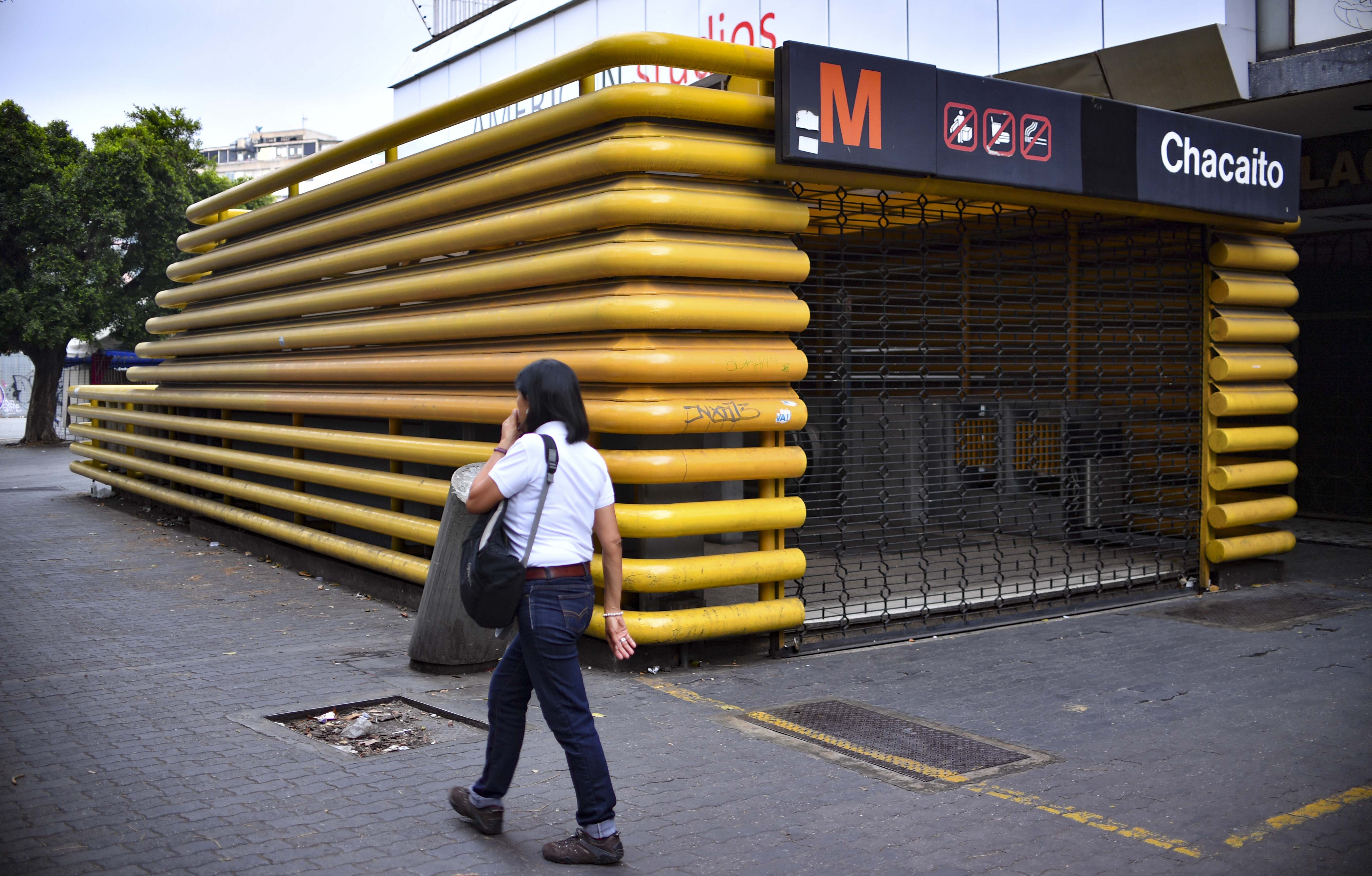 Metro de Caracas sigue sin prestar servicio #1Abr