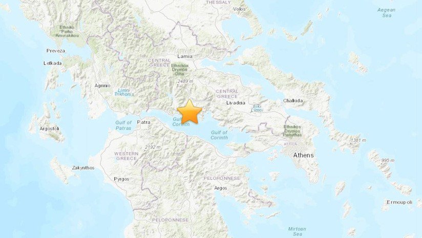 Sismo de magnitud 5,3 en escala Richter sacude el noroeste de Atenas