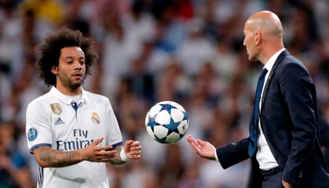 Marcelo tiene la confianza de Zinedine Zidane para el titularato en el Real Madrid. Foto: AP