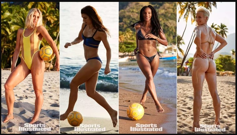 ¿Crees que te saquen tarjeta roja por contemplar a estas fútbol-mamasitas haciendo chilenas en la playa? (GOLAZO en bikini)