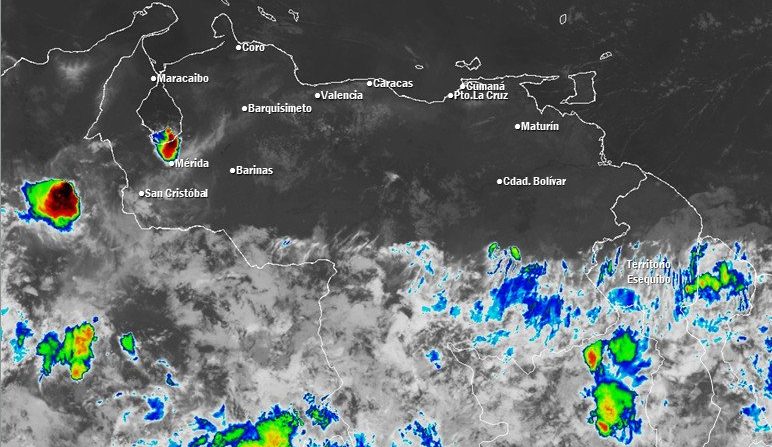 El estado del tiempo en Venezuela este jueves #16May, según Inameh