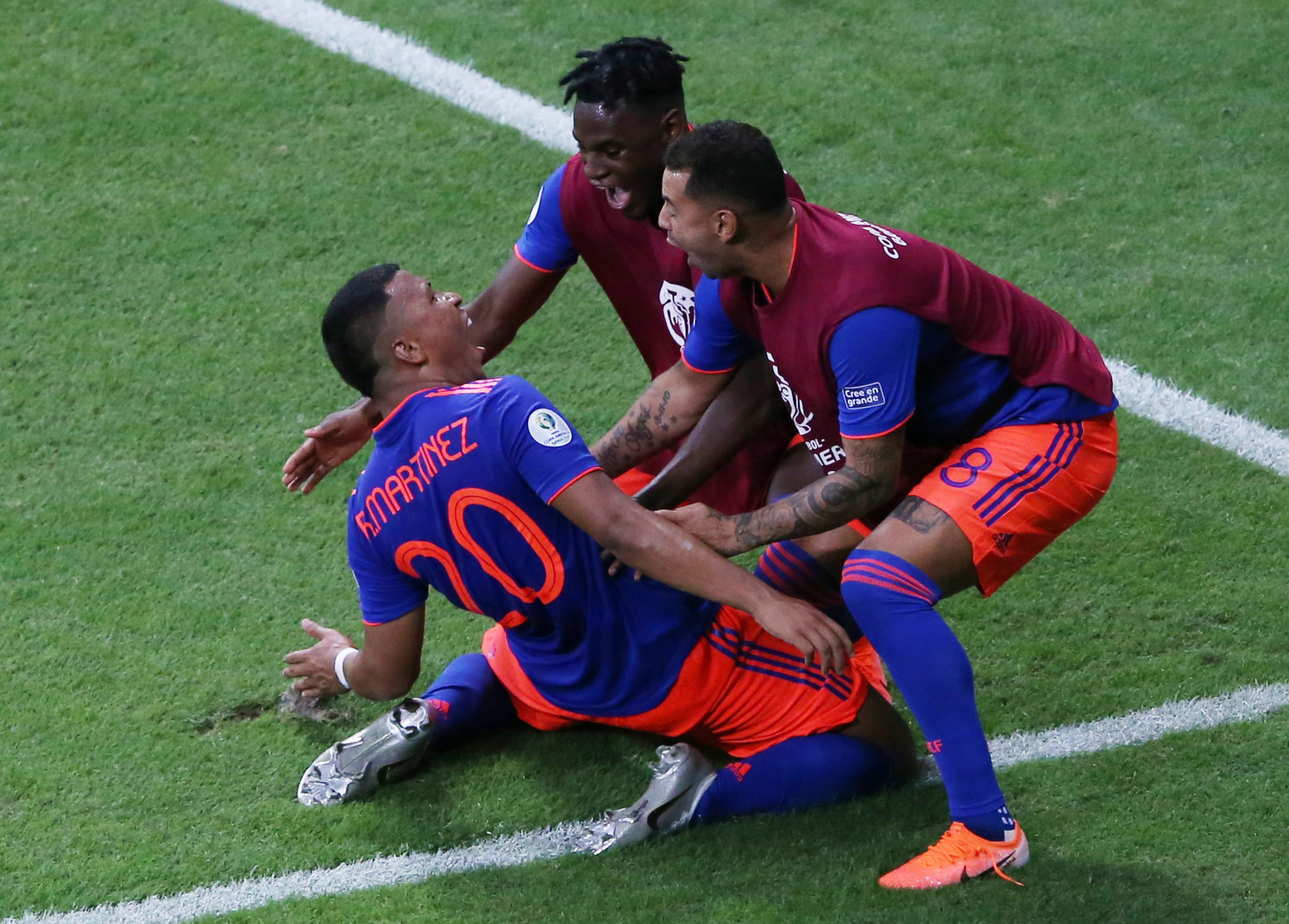 EN FOTOS: Colombia rompe con el maleficio ante la Argentina de Messi en Copa América