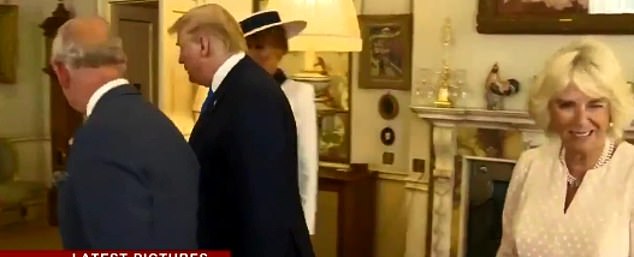 ¡Un grito de auxilio! El guiño de Camila Parker durante la visita de Trump que encendió las redes sociales (video)