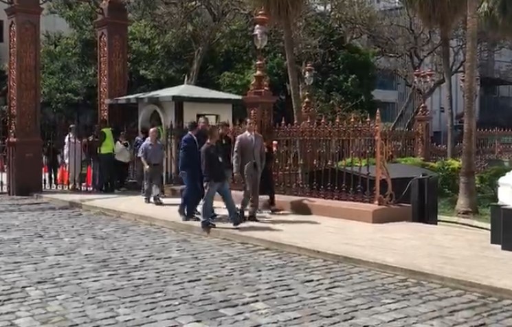 Juan Guaidó llega a la AN para presidir sesión ordinaria #18Jun (Video)