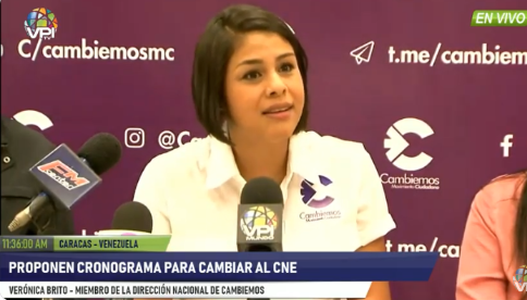 Verónica Brito: Pedimos se restauren las competencias en el CNE