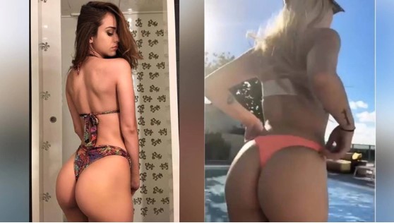 Guerra de NALGOTAS: Nuestra chica del clima y la hija de Alejandra Guzmán se empeñan en mostrarnos sus colitas pecaminosas (UFFF)