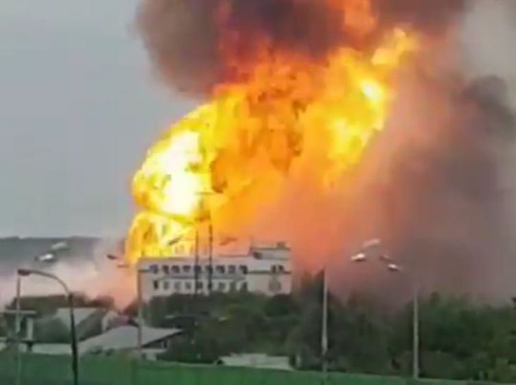 Varios heridos en el incendio de una central térmica cerca de Moscú