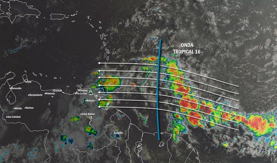 El estado del tiempo en Venezuela este jueves #4Jul, según Inameh