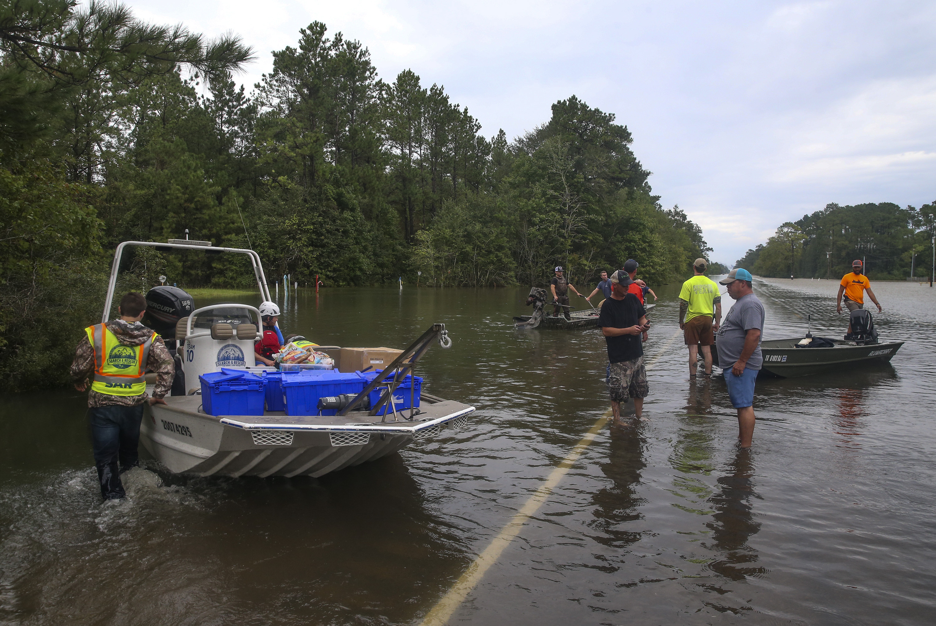 Asciende a cinco el número de fallecidos por el paso de la tormenta tropical Imelda en Texas