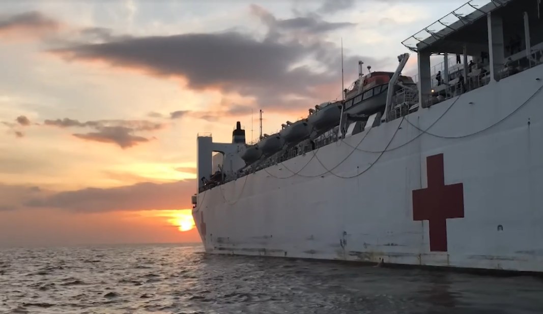 Comenzó misión del USNS Comfort en Trinidad y Tobago (Video)