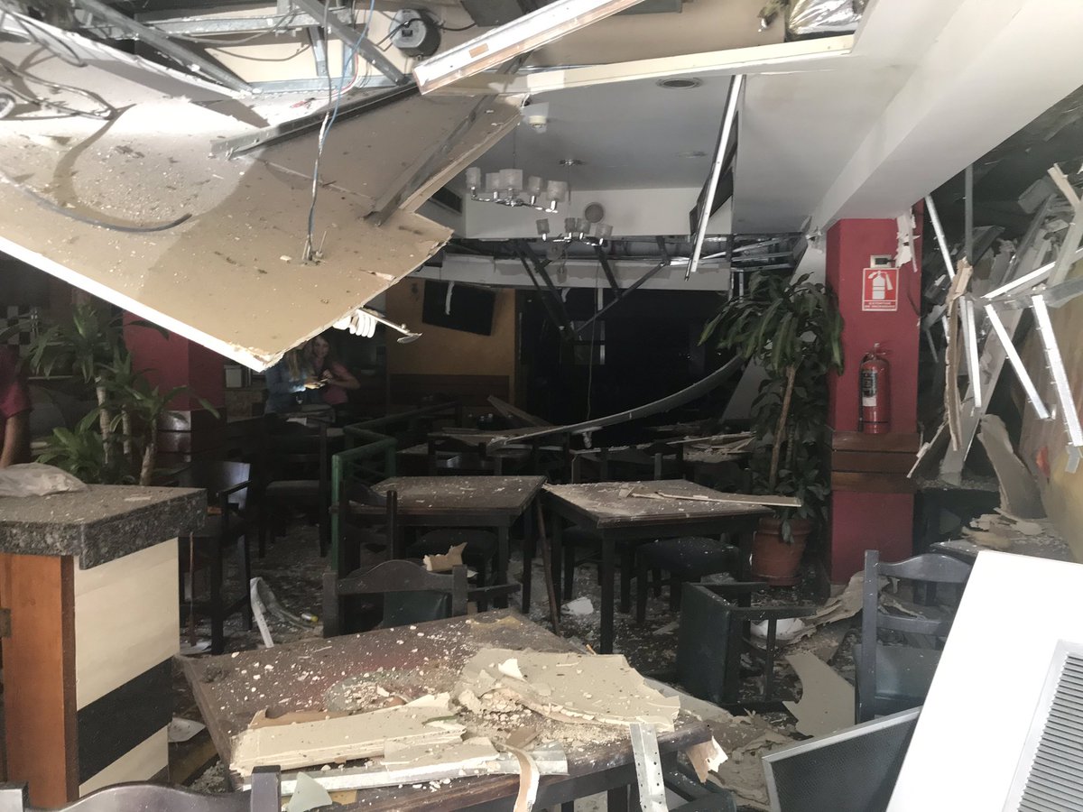 Explosión en restaurante “Mi Cochinito Favorito” en Las Mercedes dejó un herido #19Sep (FOTOS)