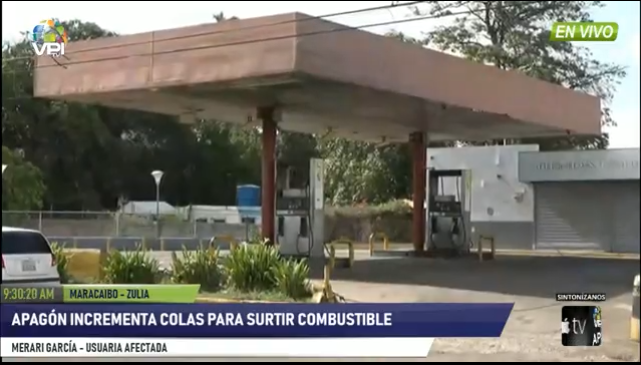 Apagón en el Zulia incrementa las colas para surtir combustible #26Sep