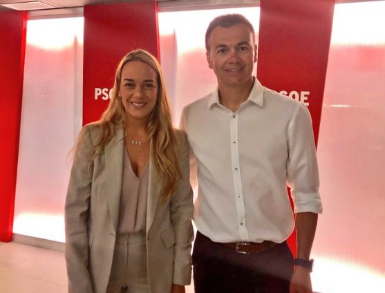 Lilian Tintori expone al PSOE emergencia humanitaria en Venezuela