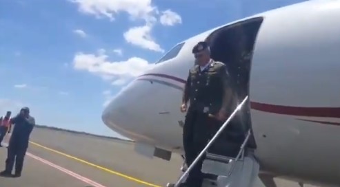 ¿Qué se trae entre manos? Padrino López aterrizó en Nicaragua para apoyar a Ortega (VIDEO)