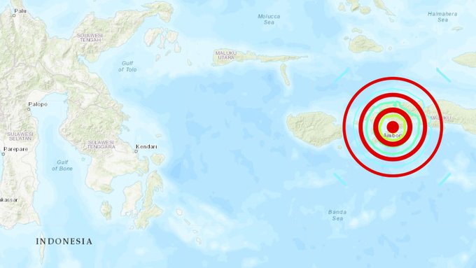 Fuerte sismo de magnitud 6,5 en el este de Indonesia