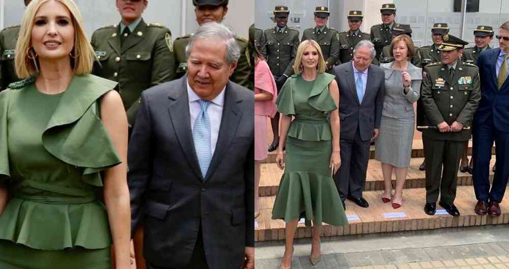 ¿Estaba el ministro de Defensa de Colombia mirando a Ivanka Trump? (Foto)