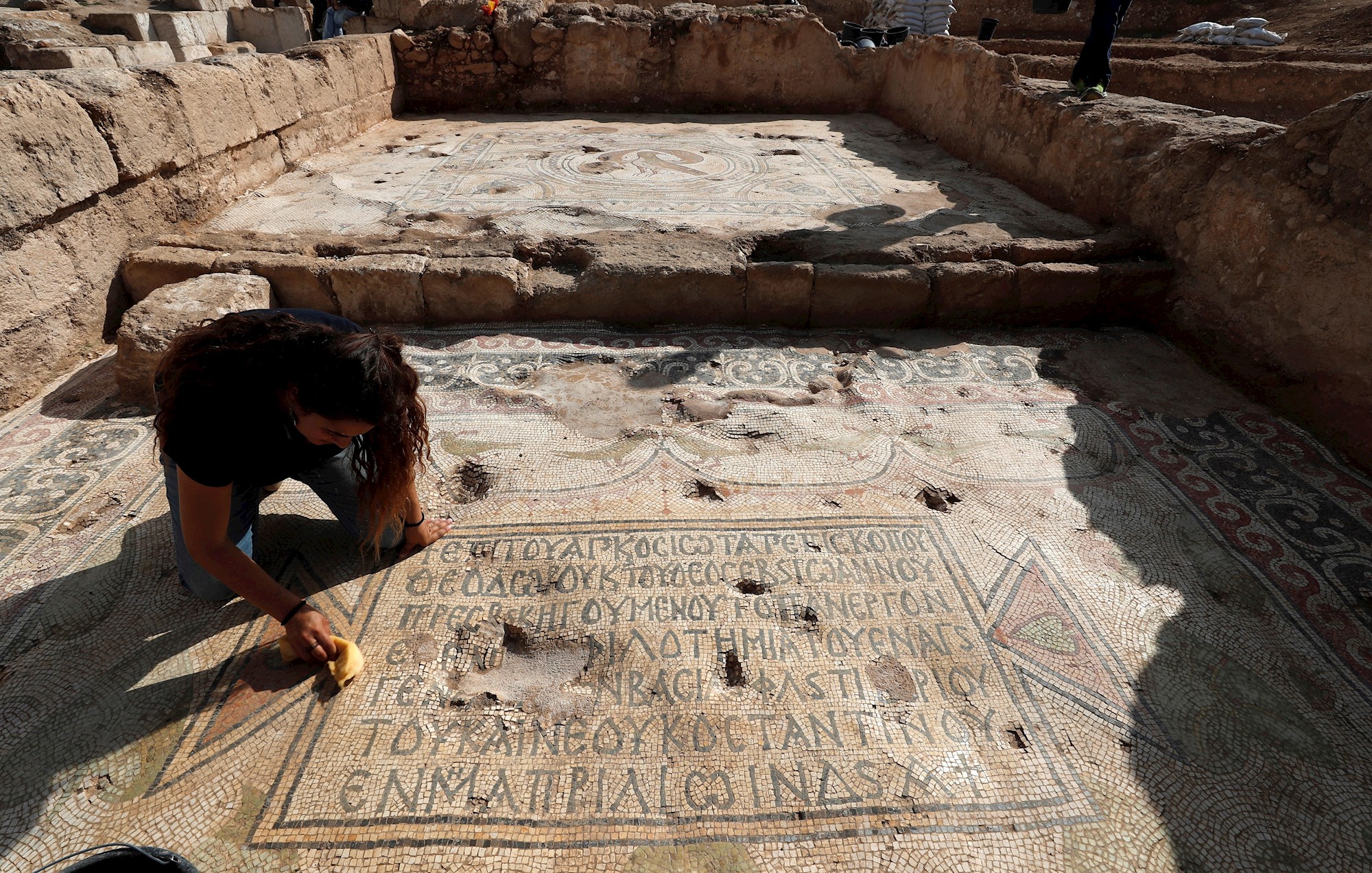 En busca del misterioso mártir de una gran iglesia bizantina en Tierra Santa